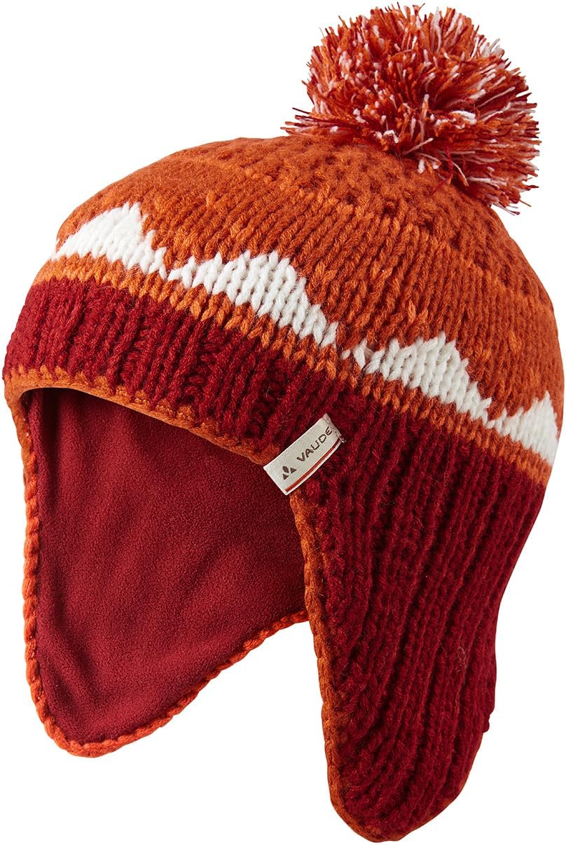VAUDE Unisex Mütze Kids Knitted Cap Iv, salsa