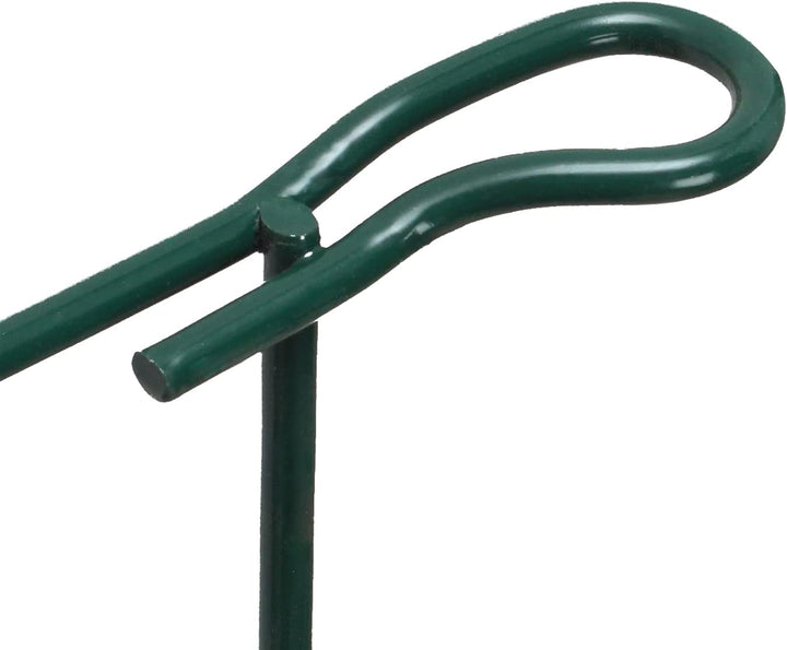 Ikodm Teichzaun Gartenzaun Komplettset - 5 Stück Teichzaun Steckzaun Metall 11 Zaunelemente - 5 Zaun