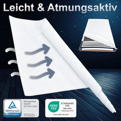 Matratzen Perfekt Schützende Matratzen-Unterlage, atmungsaktiver Matratzen-Schoner, Filzschoner, unt