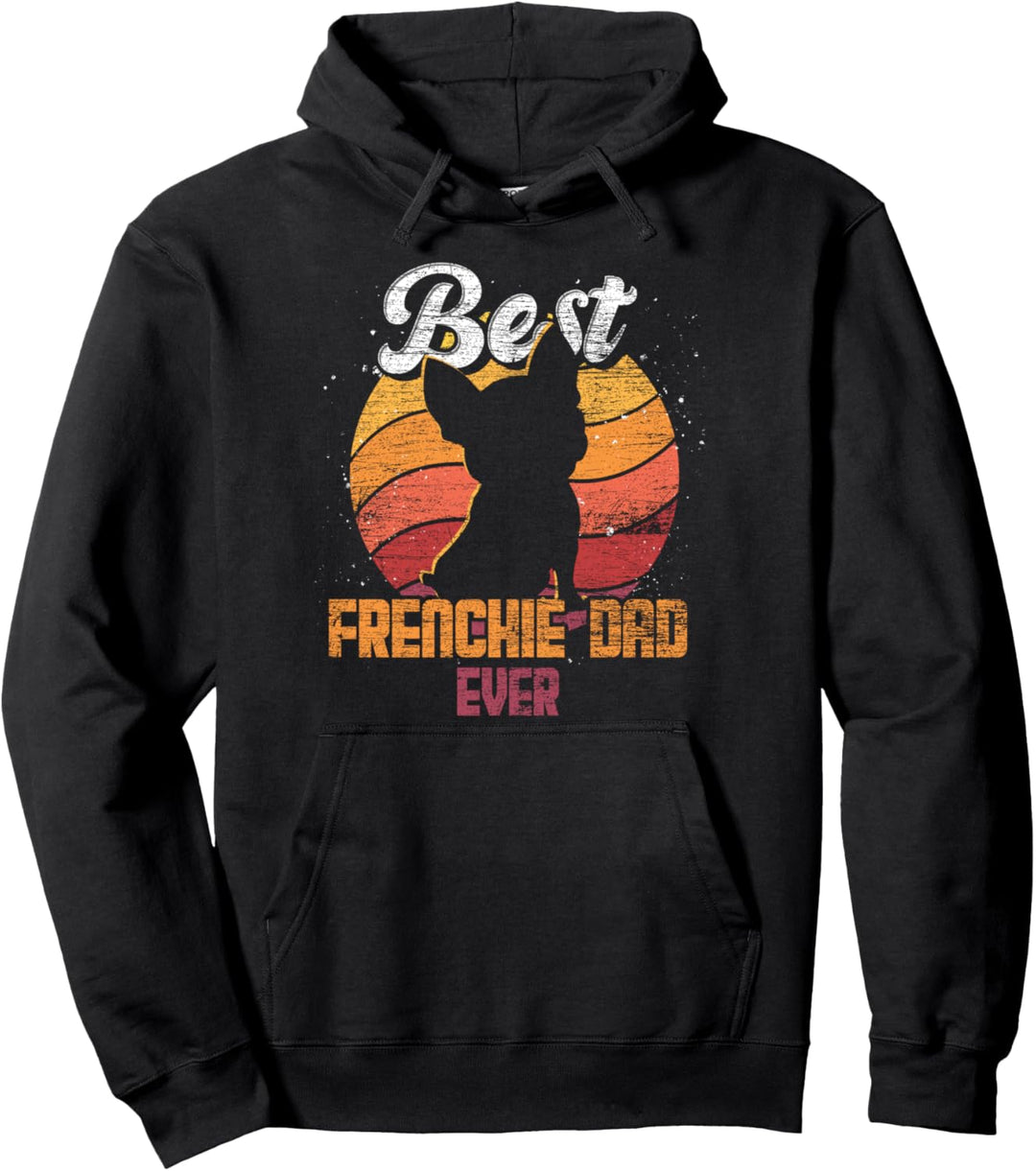 Frenchie Papa Hundebesitzer Vatertag Französische Bulldogge Pullover Hoodie