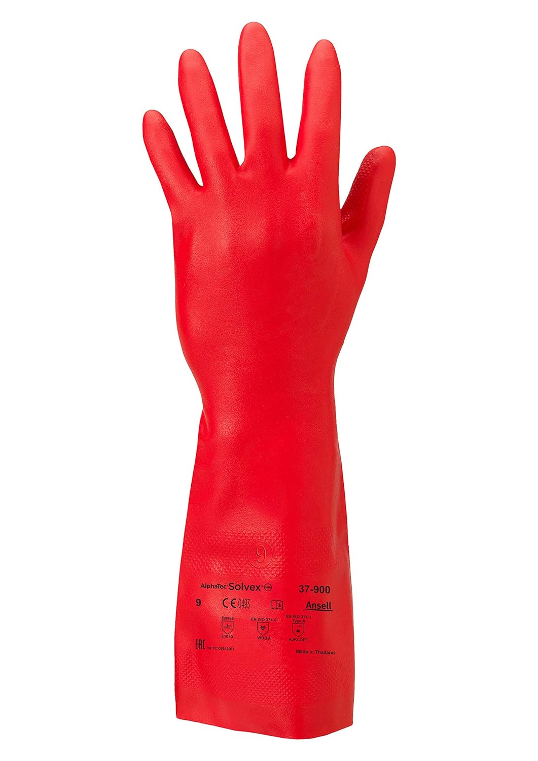 Sol-Vex Unisex 37900 Handschuhe, Rot, 9 EU Grösse 9 (12er Pack), Grösse 9 (12er Pack)