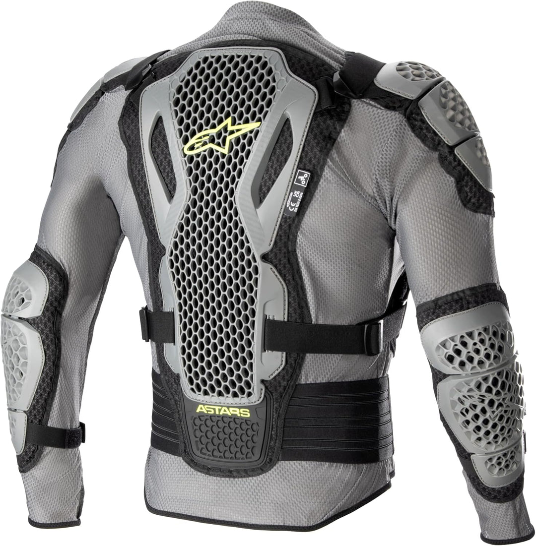 Alpinestars Bionic Action V2 Protektorenjacke (Gray,XXL) XXL GRAY BLACK YELLOW FLUO, XXL GRAY BLACK