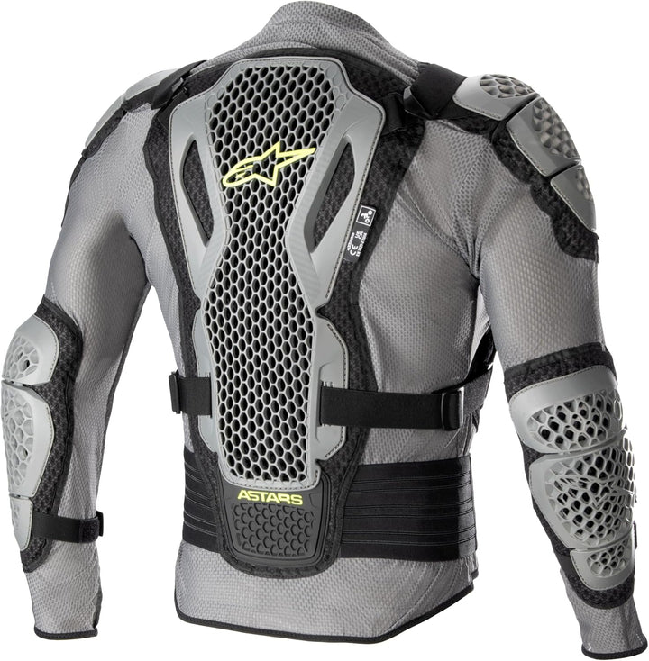 Alpinestars Bionic Action V2 Protektorenjacke (Gray,XXL) XXL GRAY BLACK YELLOW FLUO, XXL GRAY BLACK