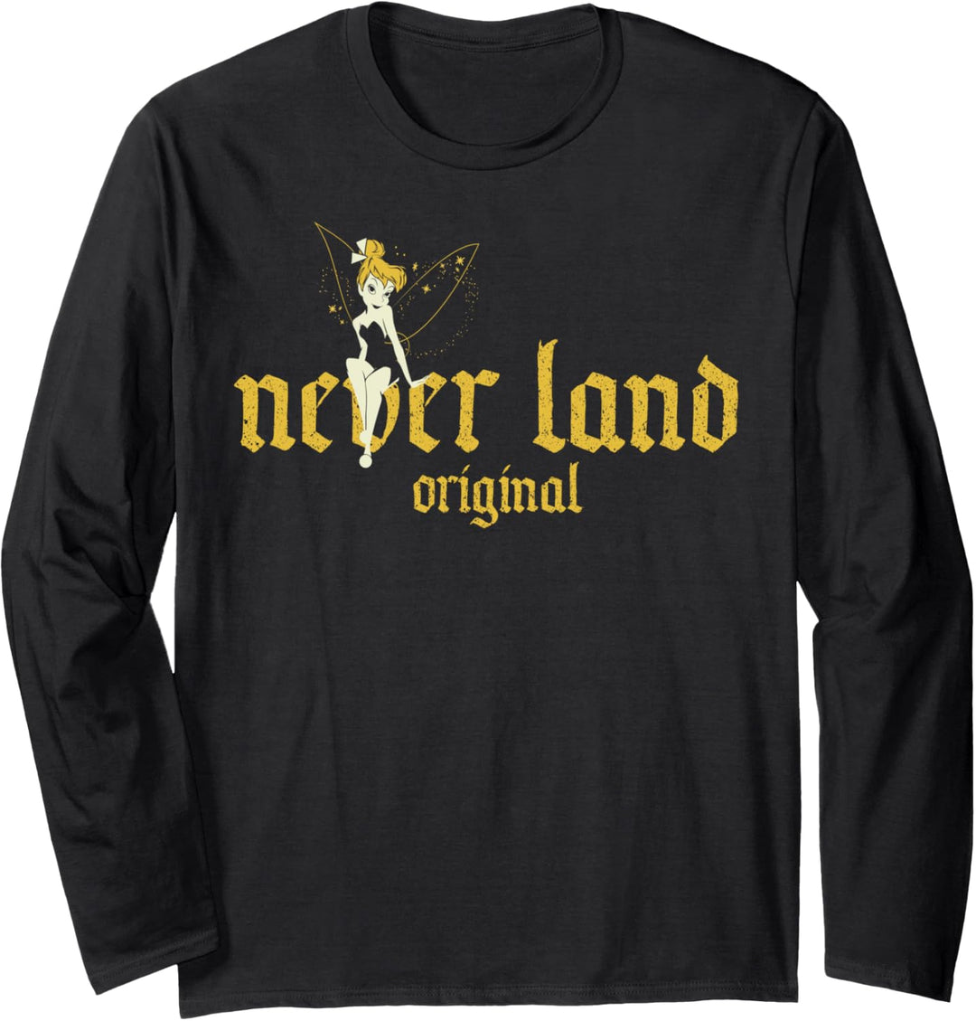 Disney Peter Pan Tinker Bell Never Land Original Langarmshirt
