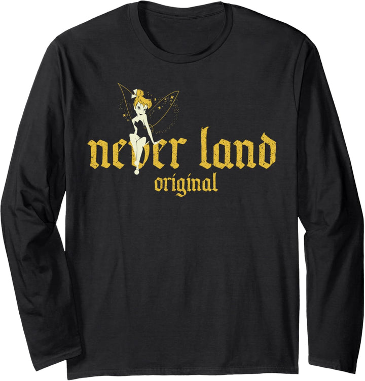 Disney Peter Pan Tinker Bell Never Land Original Langarmshirt
