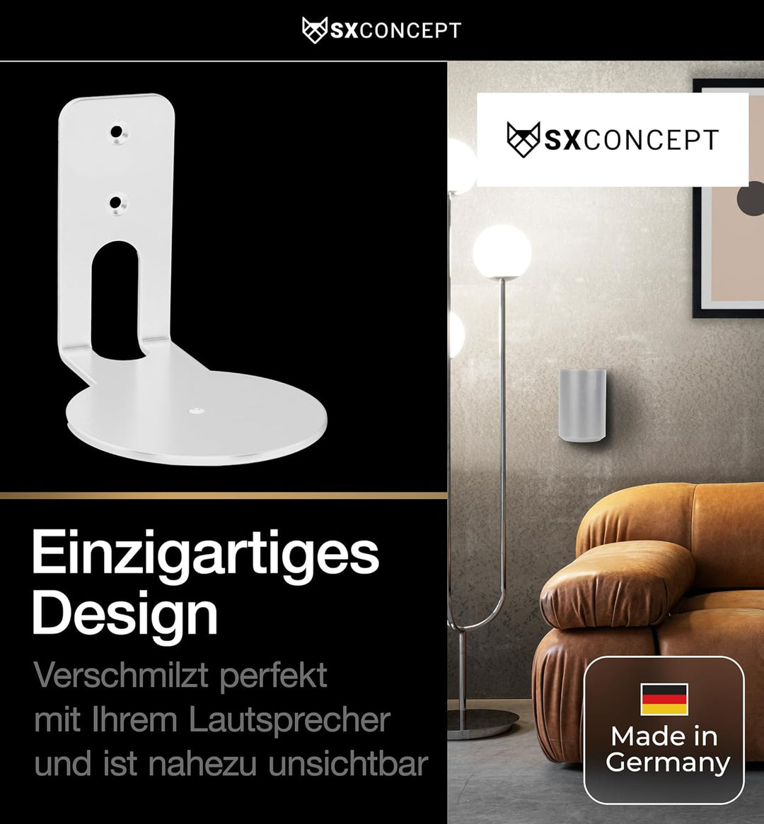 SX-Concept Wandhalterung für Sonos Era 100 | Gerade-Variante | Minimalistisches Design | Optimaler W