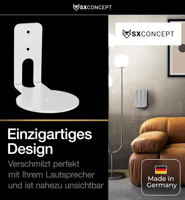 SX-Concept Wandhalterung für Sonos Era 100 | Gerade-Variante | Minimalistisches Design | Optimaler W