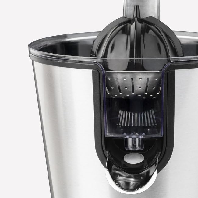 Zilan, Zitruspresse I Leistungsstarker Hebehebel I 1 Liter I Tropfstopp I Zwei Kegel I BPA frei I Le