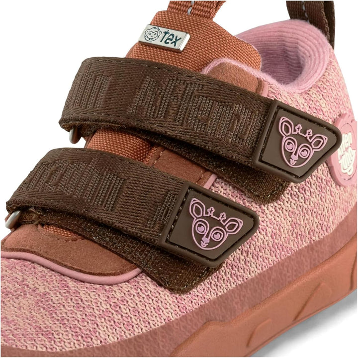 Affenzahn Barfussschuh Leder Buddy mit Klettverschluss Weich rutschfest Flexibel Reflektierend für J