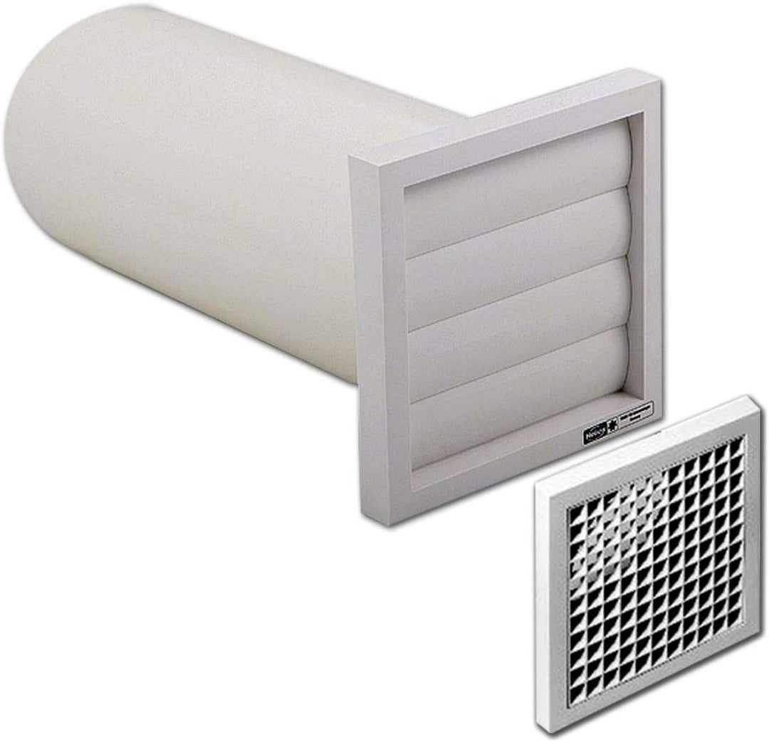 Helios Wandeinbausatz 717 WES 90/100 für Unterputz-Einbau, für Rohrlüfter und Wohnhauslüfter, Kleinr