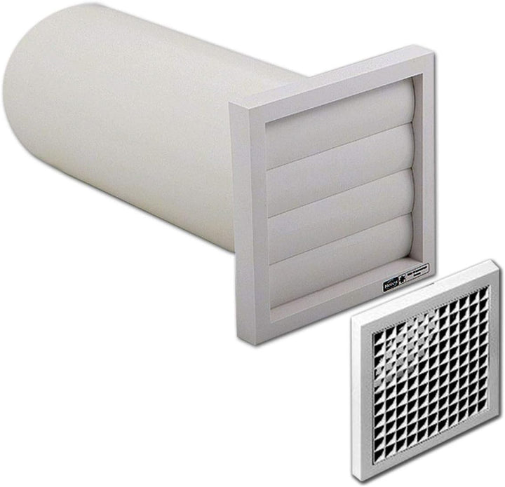 Helios Wandeinbausatz 717 WES 90/100 für Unterputz-Einbau, für Rohrlüfter und Wohnhauslüfter, Kleinr