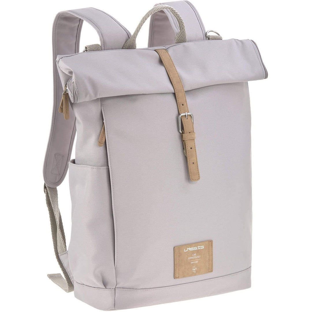 LÄSSIG Wickeltasche, Wickelunterlage, Kinderwagenbefestigung, Flaschenhalter nachhaltig produziert/G