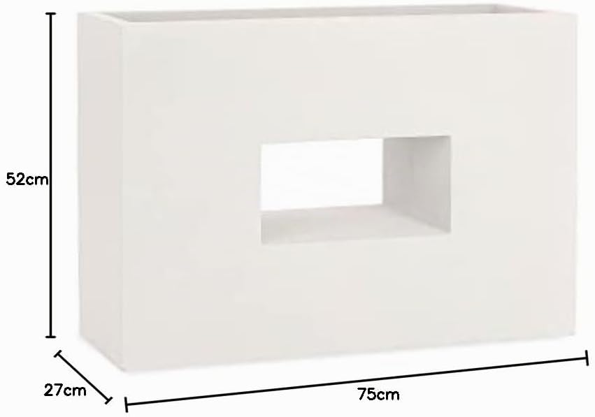 Pflanzwerk® Pflanzkübel Vista Sand 52x75x27cm *Frostbeständiger Blumenkübel* *UV-Schutz* *Qualitätsw