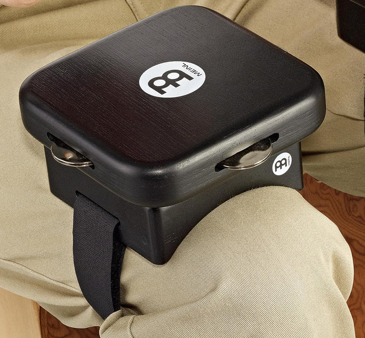 Meinl Percussion Knee Pad Jingle Tap - Cajon Add-On/Cajon Zubehör mit Schellen zur Befestigung am Kn