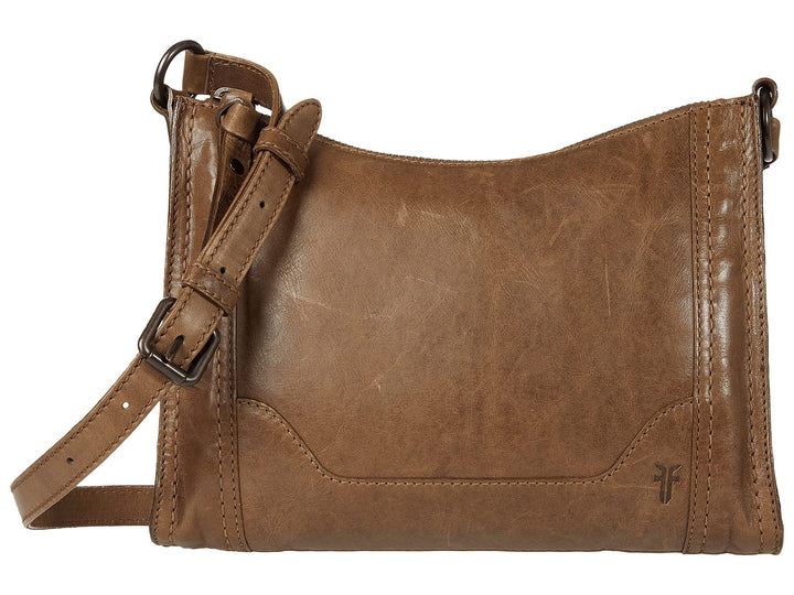 FRYE Damen Melissa Zip Crossbody Umhängetasche Khaki, Khaki