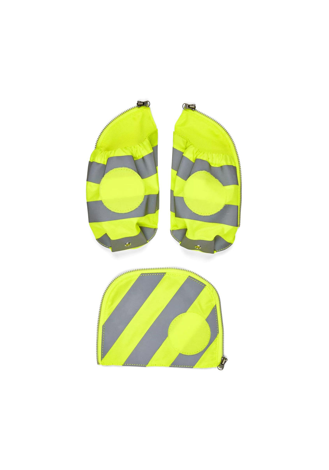 ergobag Seitentaschen Zip-Set mit Reflektorstreifen Sichtbarkeits-Set mit Seitentaschen pack cubo un