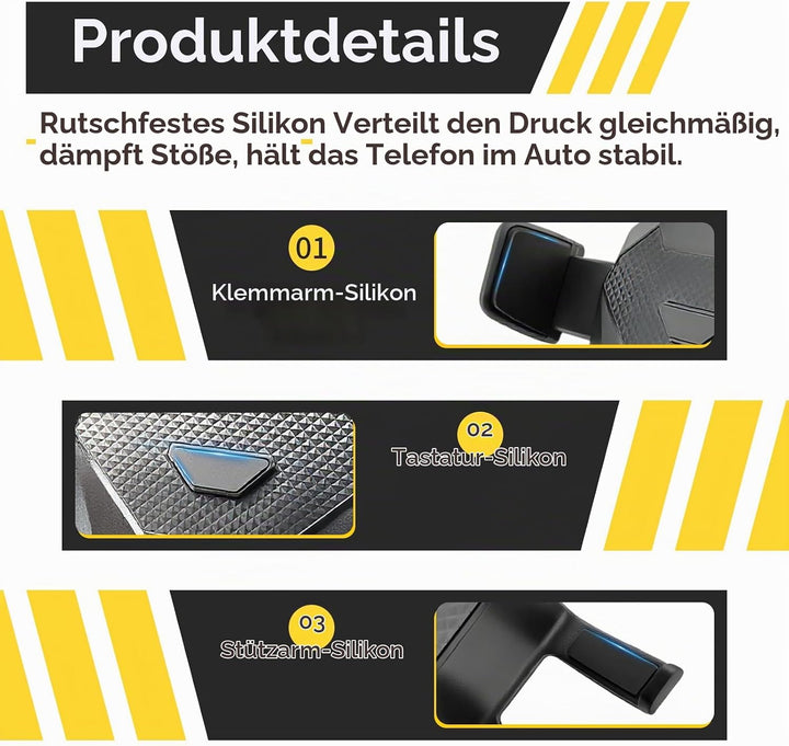 Handyhalterung für VW Tiguan 2010-2019 - Handy Halterung für VW Tiguan, Auto-Handyhalterung für Volk