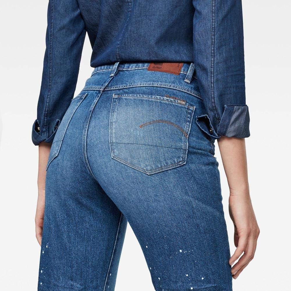 G-STAR RAW Damen Jeans 3301 Ultra High Waist Straight RippedG-STAR RAW Damen Jeans 3301 Ultra High W
