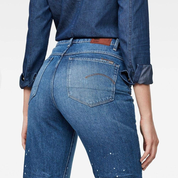 G-STAR RAW Damen Jeans 3301 Ultra High Waist Straight RippedG-STAR RAW Damen Jeans 3301 Ultra High W