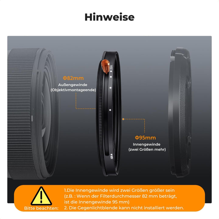 K&F Concept Nano-X ND Filter 77mm CPL&ND2-ND32 2 in 1 multifunktionaler Graufilter und CPL Filter Po