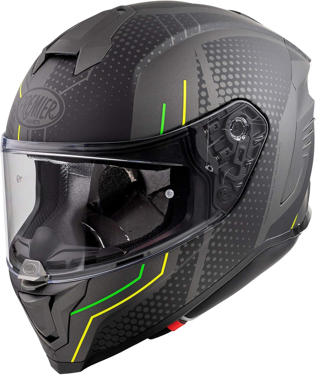 Premier Unisex Hyper Bp6 Bm Helmet XL (61) SCHWARZ / GELB / GRÜN, XL (61) SCHWARZ / GELB / GRÜN