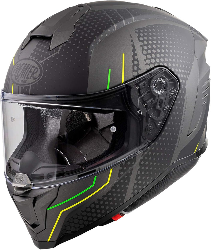 Premier Unisex Hyper Bp6 Bm Helmet XL (61) SCHWARZ / GELB / GRÜN, XL (61) SCHWARZ / GELB / GRÜN