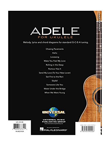 Adele-Adele for Ukulele-Ukulele-BOOK, Taschenbuch
