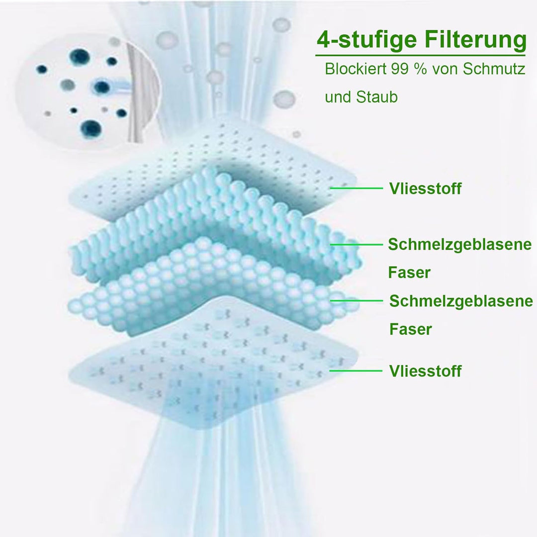 8 Stück Staubbeutel für Roborock Q7 M5+/ Q7 L5+/ Q10 S5+/ Q10 X5+/ S8+/ S8 Pro Ultra/ S7 MaxV Ultra/