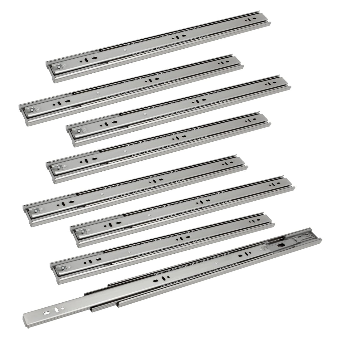 Jopassy Schubladenschienen 40CM, 45 kg Tragkraft Vollauszüge mit Kugelführungen 4 Paar (8 Stück), Sc