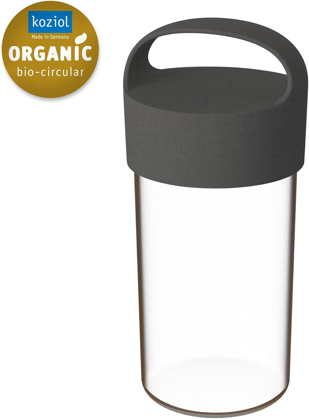 Koziol BUDDY DRINK 0,5 Trinkflasche 500 ml nature ash grey, Nature Ash Grey