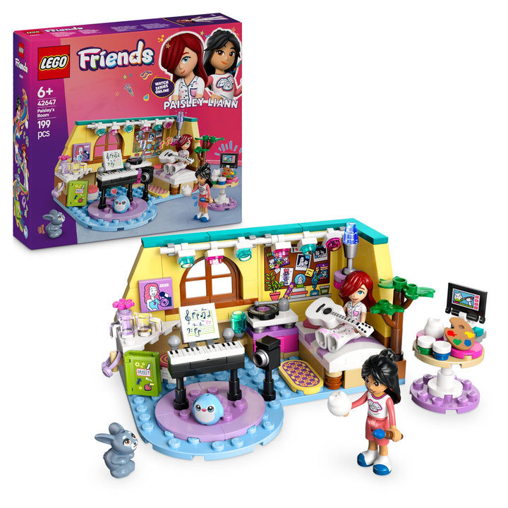 LEGO Friends Paisleys Zimmer, BAU- und Spielset für fantasievolle Rollenspiele, Geschenk für Mädchen