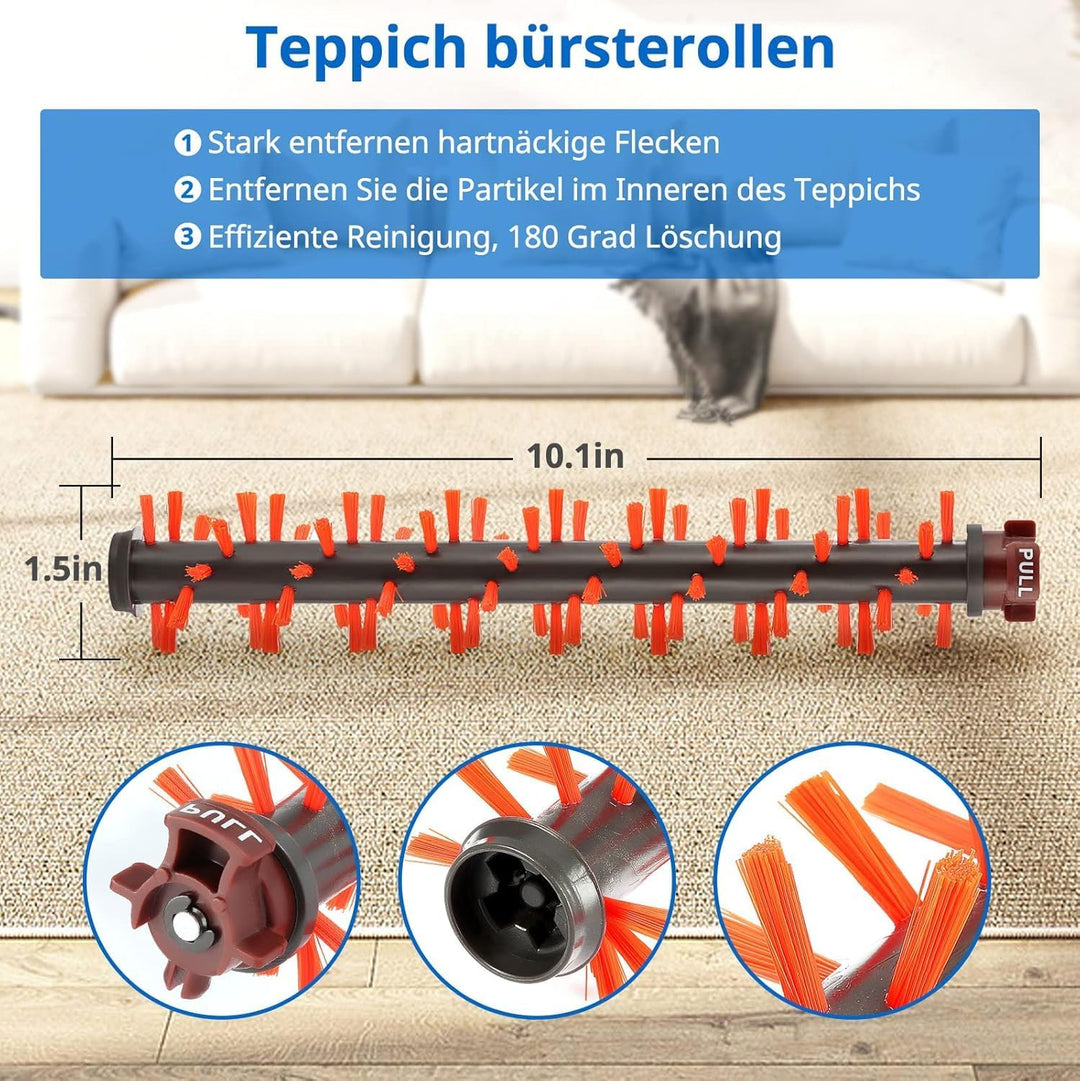 Zubehör für Bissell CrossWave 3-in-1 C3 Pro Nass Trockensauger 3555N, 3 Multi-Oberflächenbürsten 186