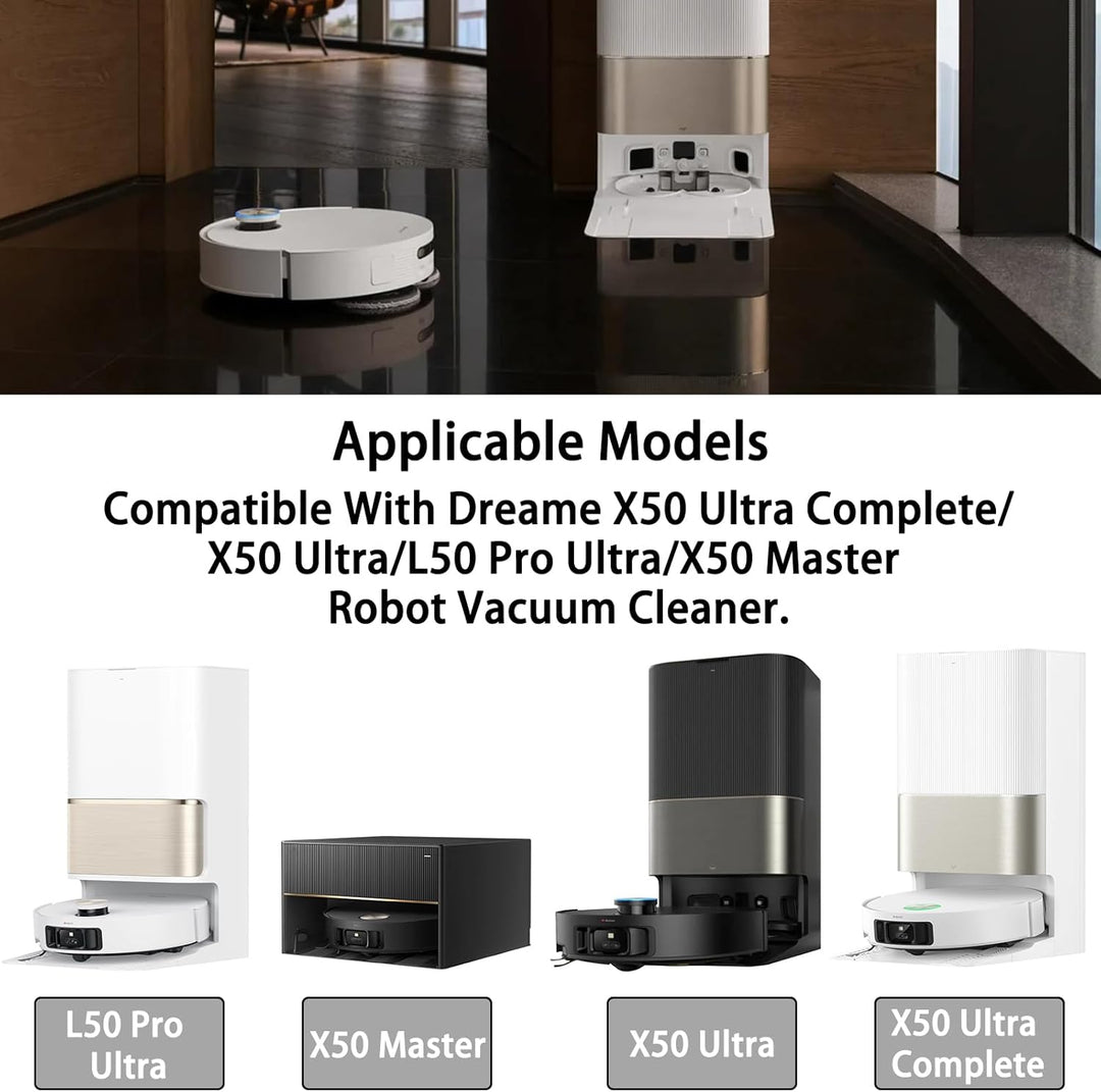 Zubehörset für Dreame X50 Ultra Complete/X50 Ultra/L50 Pro Ultra/X50 Master, L40s Ultra,Matrix10 Ult