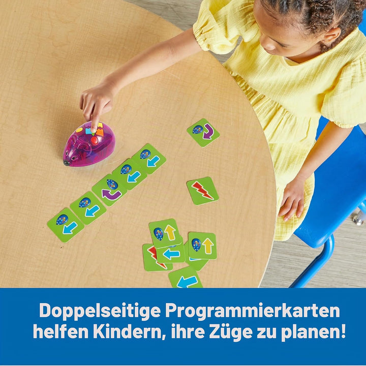 Learning Resources Code & Go Roboter-Maus, wiederaufladbar, Spielzeug für 4-jährige Jungen und Mädch