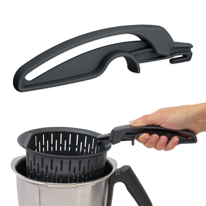 NEU: KochFix Griff für Thermomix Gareinsatz/Garkorb - Geeignet TM7, TM6, TM5, TM31 - Innovativer Zan