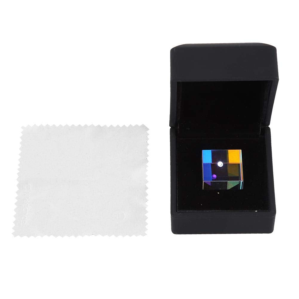 23 * 23 * 23mm optisches Glasprisma, RGB-Dispersionswürfel-Prisma-Buntglasprisma für das Unterrichte