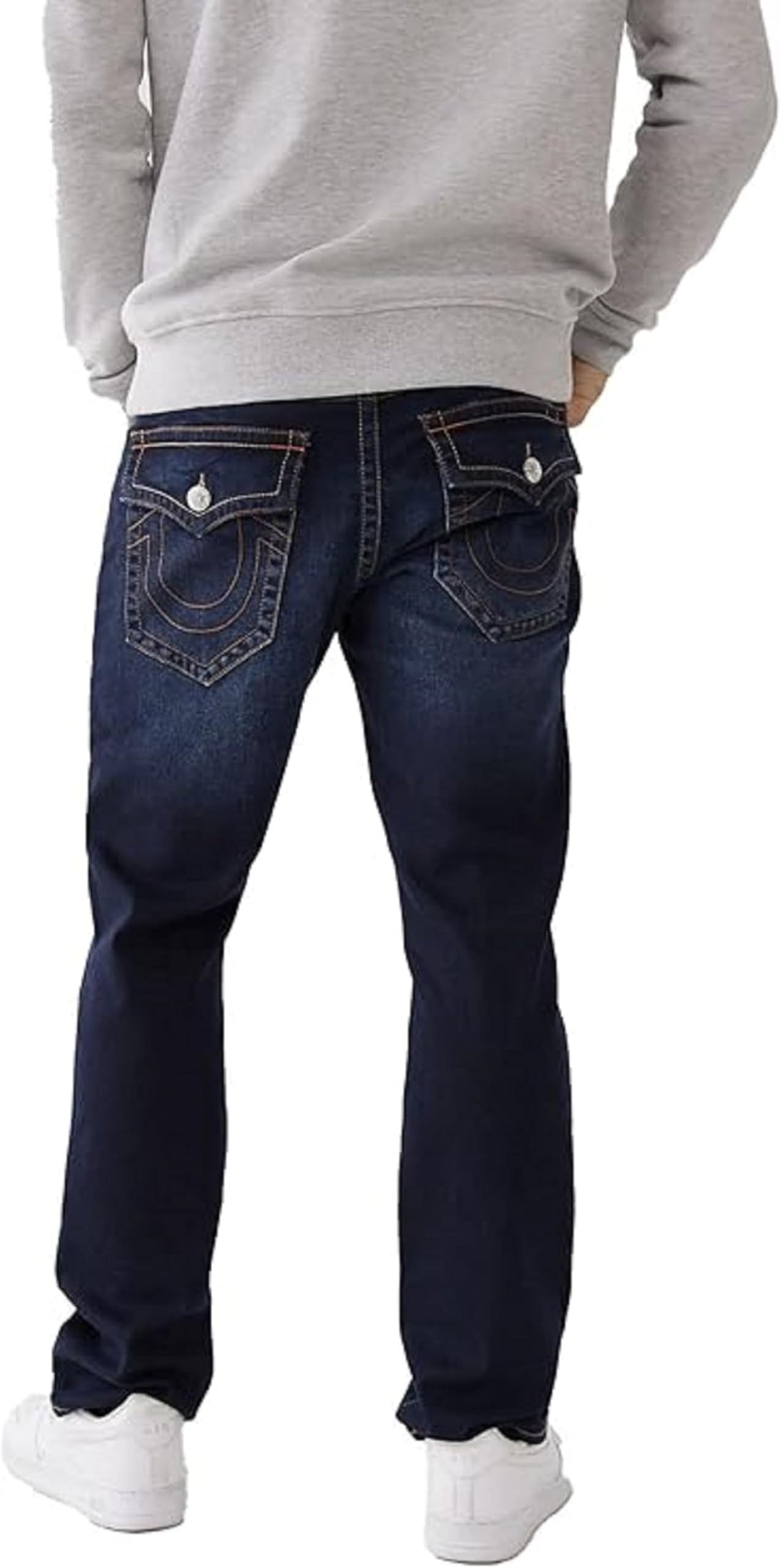 True Religion Herren Ricky Straight Leg Jeans 33W / 32L Muddy Waters, 33W / 32L Muddy Waters