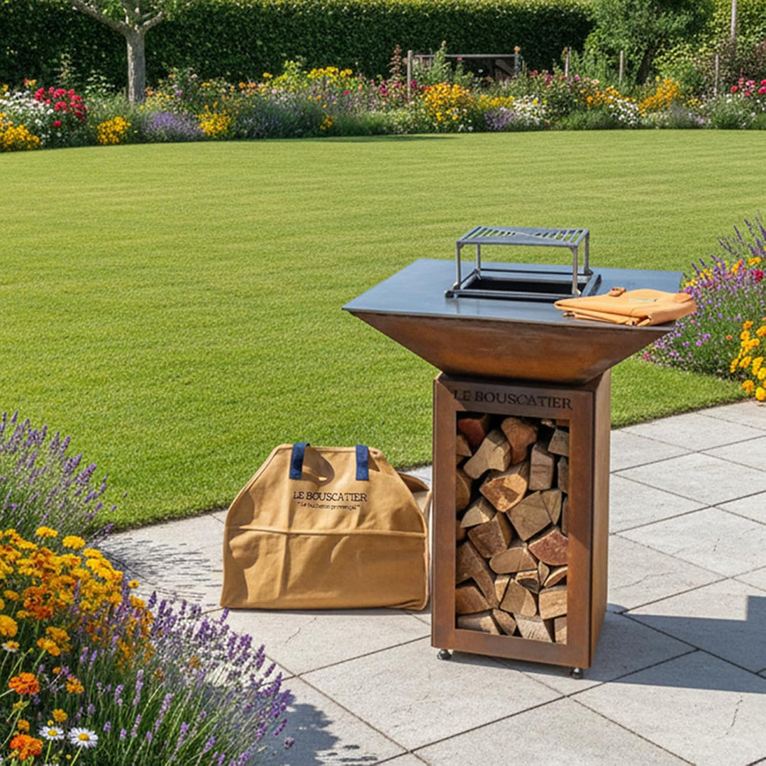 Transporttasche für Brennholz, robust und robust, für Brennholz, 60 x 46 x 26 cm, 50 l, Mehrzweck-Ko