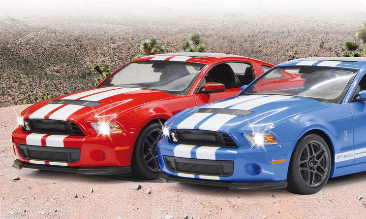 JAMARA 404540 - Shelby GT500 1:14 2,4GHz - offiziell lizenziert, bis 1 Std. Fahrzeit bei 11 Km/h, LE