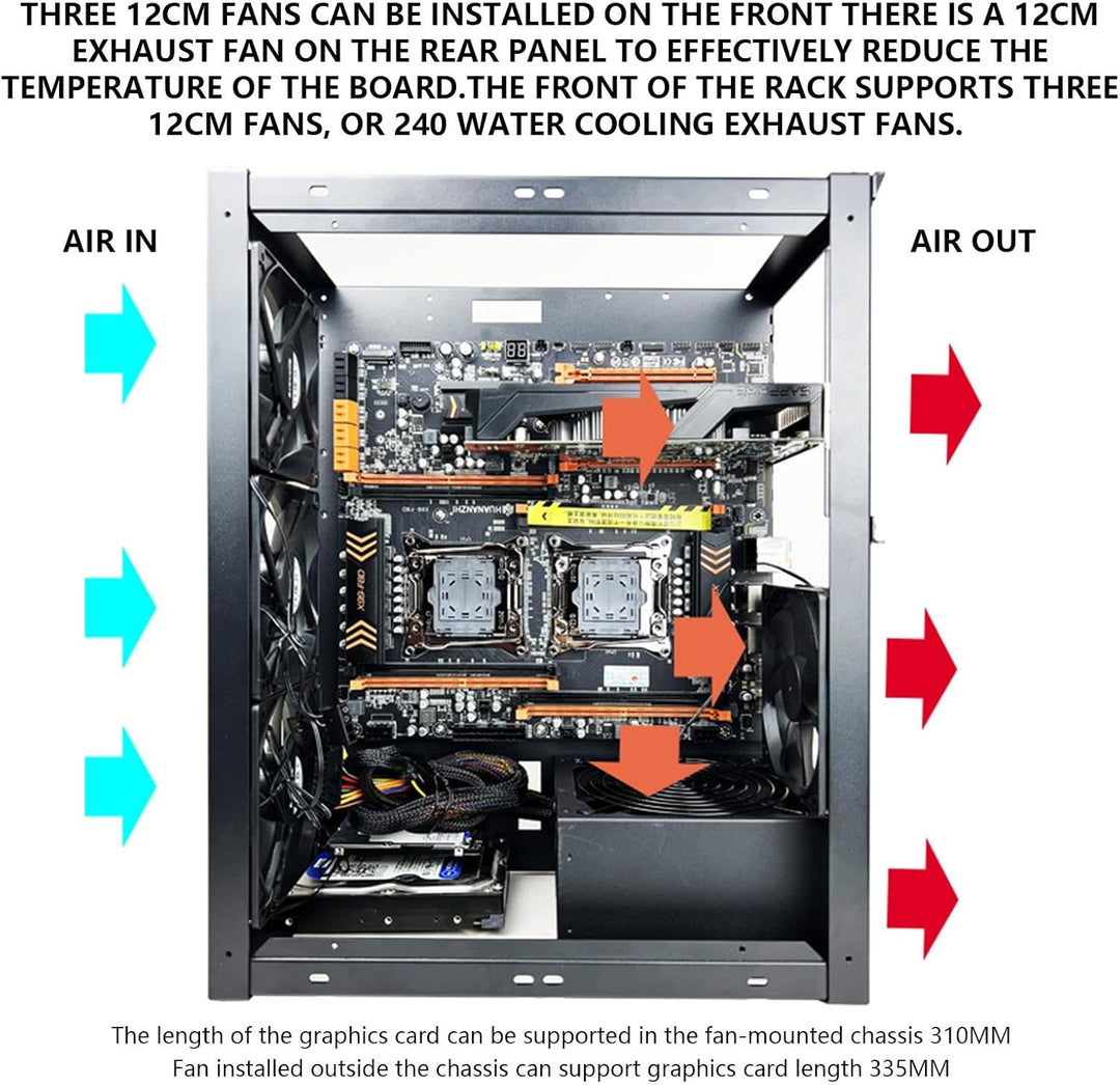 Motherboard-Halterung Mit Offenem Gehäuse – Stapelbare X99-Zweikanal-EATX-Motherboard-Halterung, 305