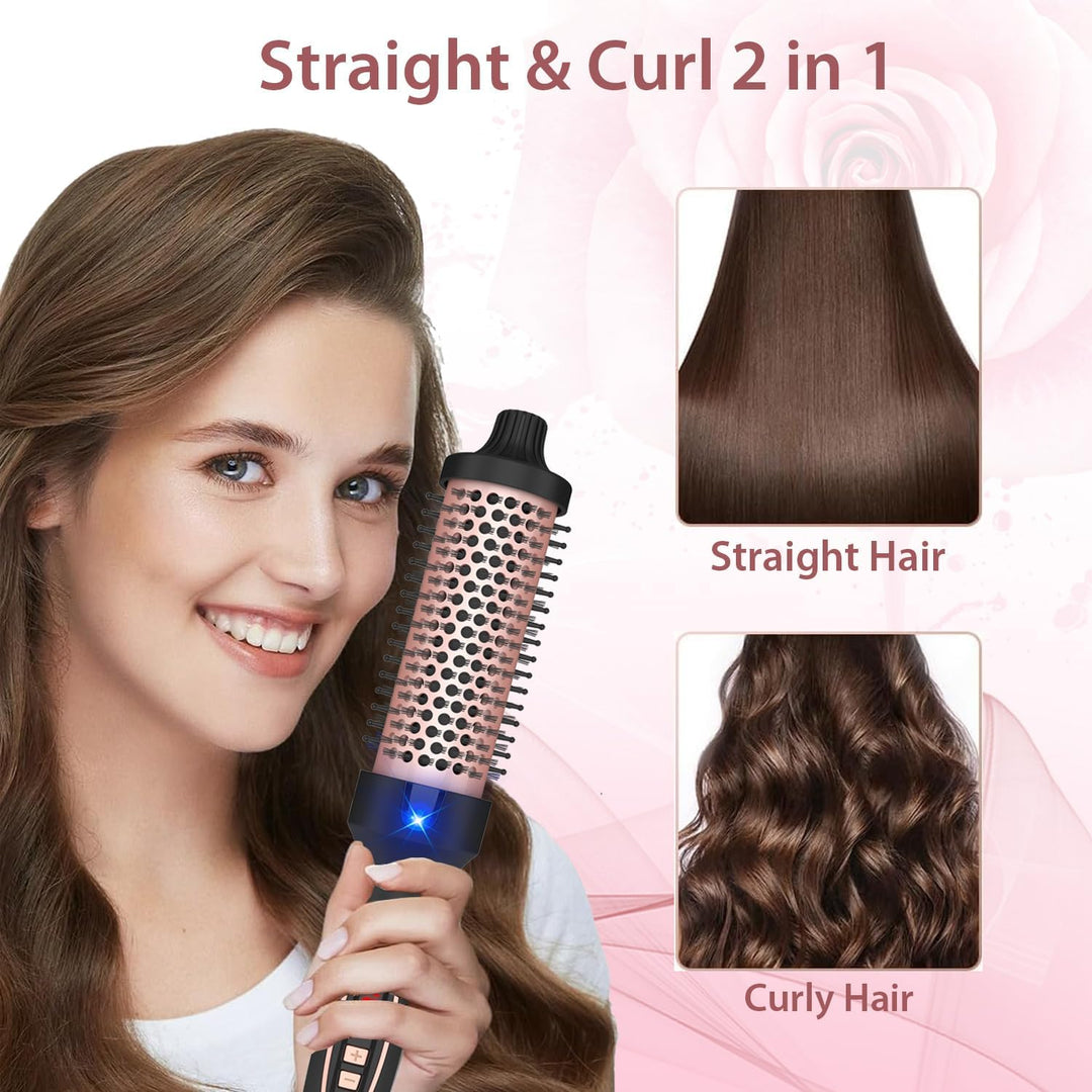 Thermal Brush für den Blowout-Look,Wärmebürste 38mm, Thermobürste Rundbürste 130-230℃, Heat Brush Vo