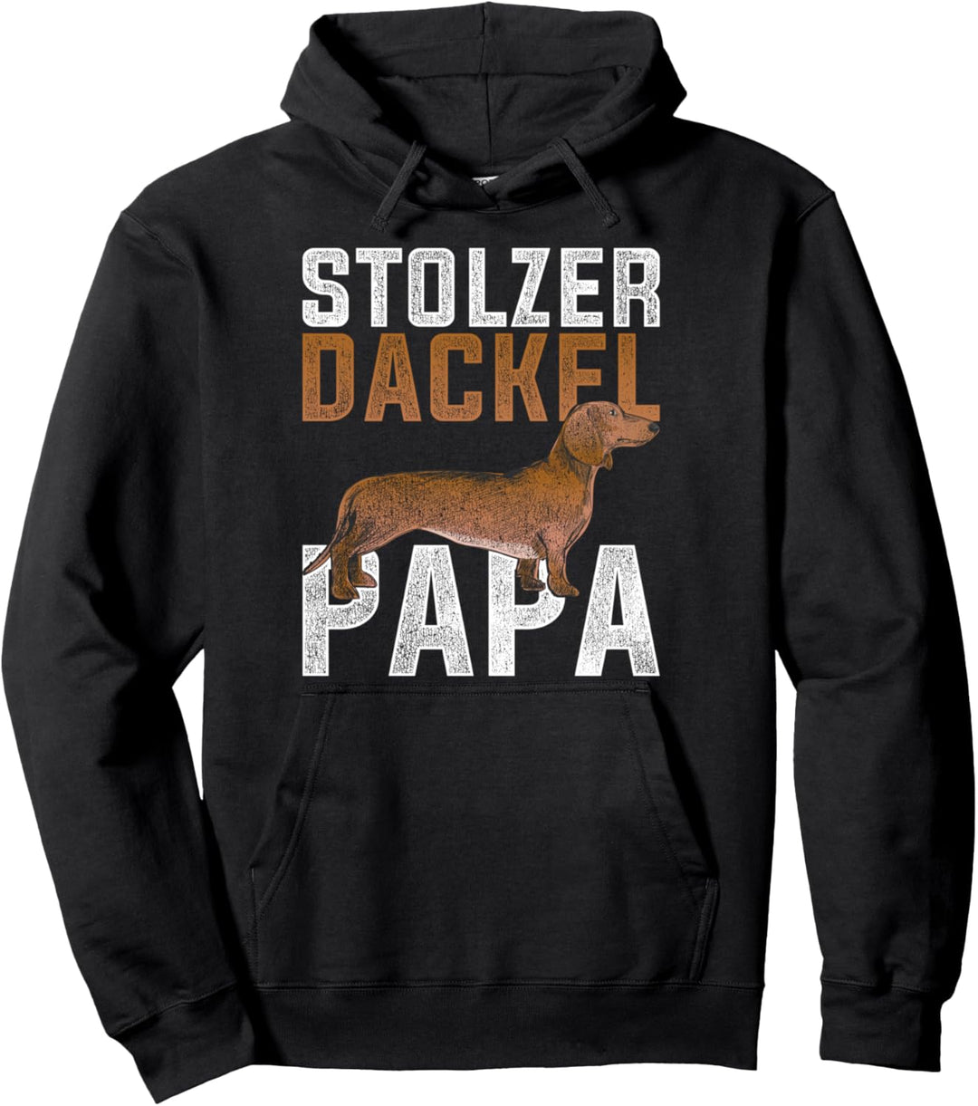 Stolzer Dackel Papa Dackel Pullover Hoodie