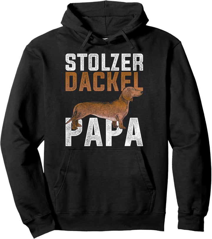 Stolzer Dackel Papa Dackel Pullover Hoodie