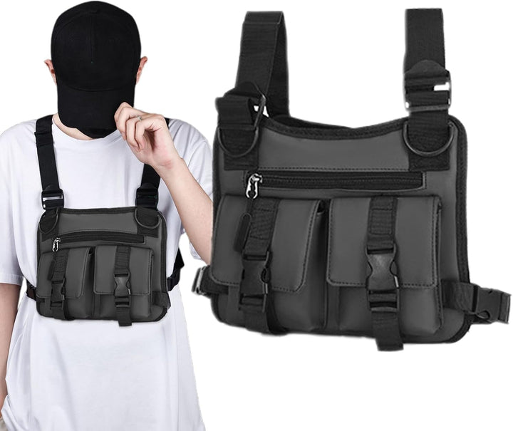 Brusttasche für Männer Leichtes Wander Brustgurt | Rucksäcke Für Pendeln Camping Training Radfahren