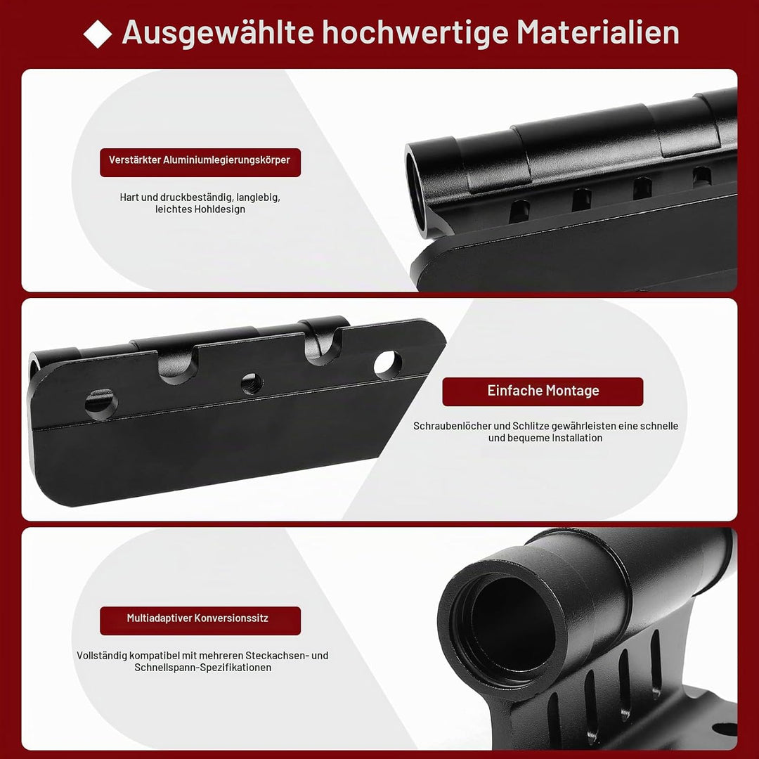 2 Stück Fahrradgabelhalterung Aluminiumlegierung Auto Fahrrad Dachträger Gabelhalterung Unterstützt