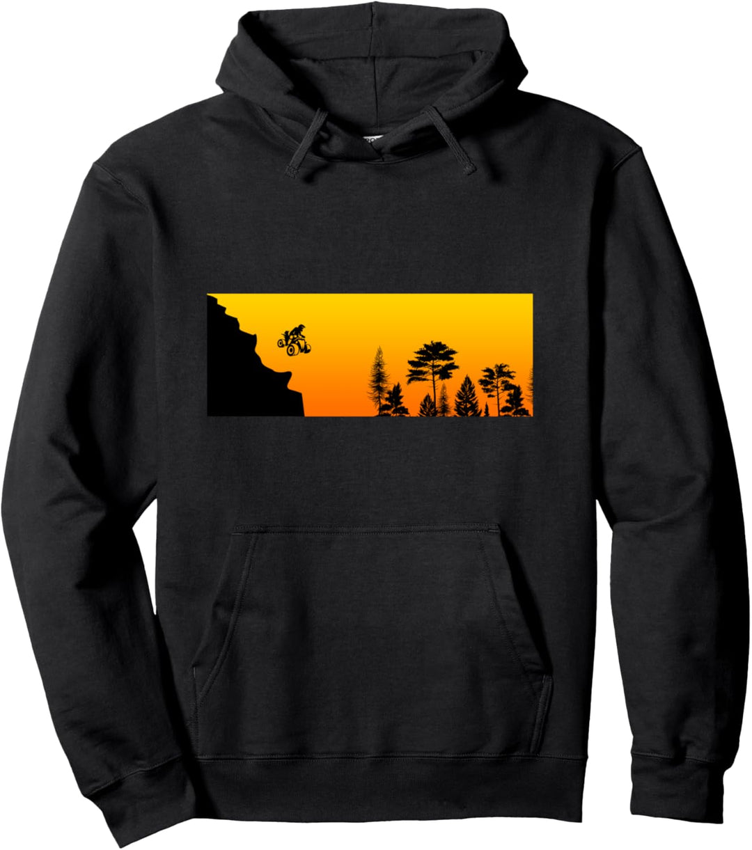 Quad Fahrer Extremsport Sportler ATV Quadfahrer Gelände Pullover Hoodie