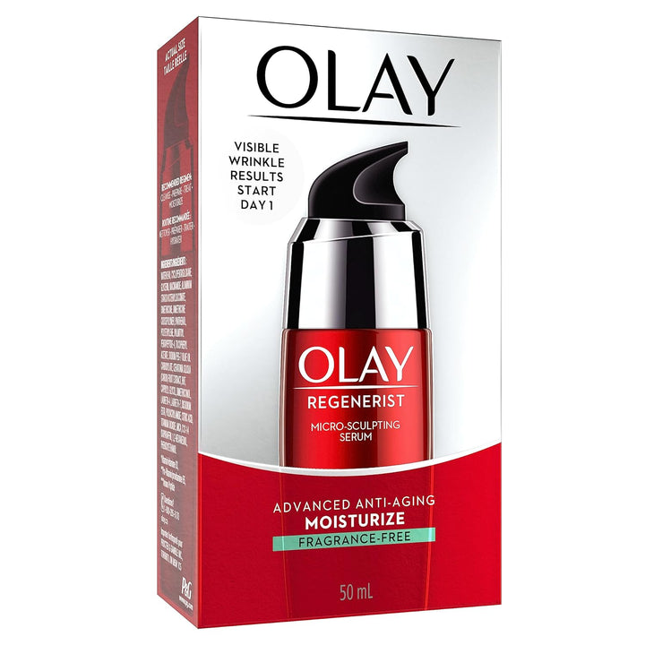 Olay Regenerist Micro-Sculpting Facial Serum Fragrance Free 1.7 Fl Oz by Olay