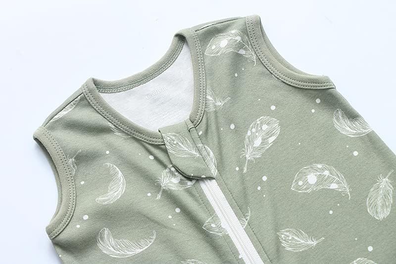 Owlivia Bio-Baumwolle Baby Schlafsack 0.5 Tog & 2.5 Tog Jungen Mädchen Schlafsack, Tragbare Baby-Dec