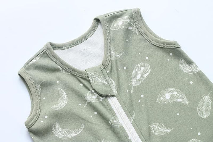 Owlivia Bio-Baumwolle Baby Schlafsack 0.5 Tog & 2.5 Tog Jungen Mädchen Schlafsack, Tragbare Baby-Dec