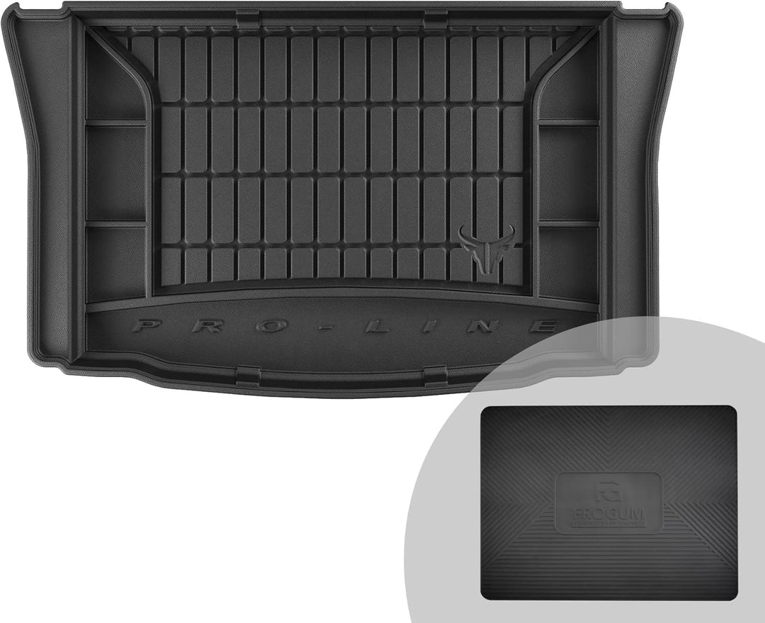 FROGUM ProLine 3D Gummimatte Exklusive Auto Kofferraummatte Kofferraumwanne für SEAT MII 2011-2019,